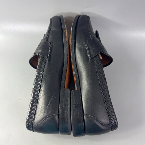 Allen Edmonds Stowe Tassel Loafers Black Leather Made in USA Mens Size 12 - Picture 8 of 15